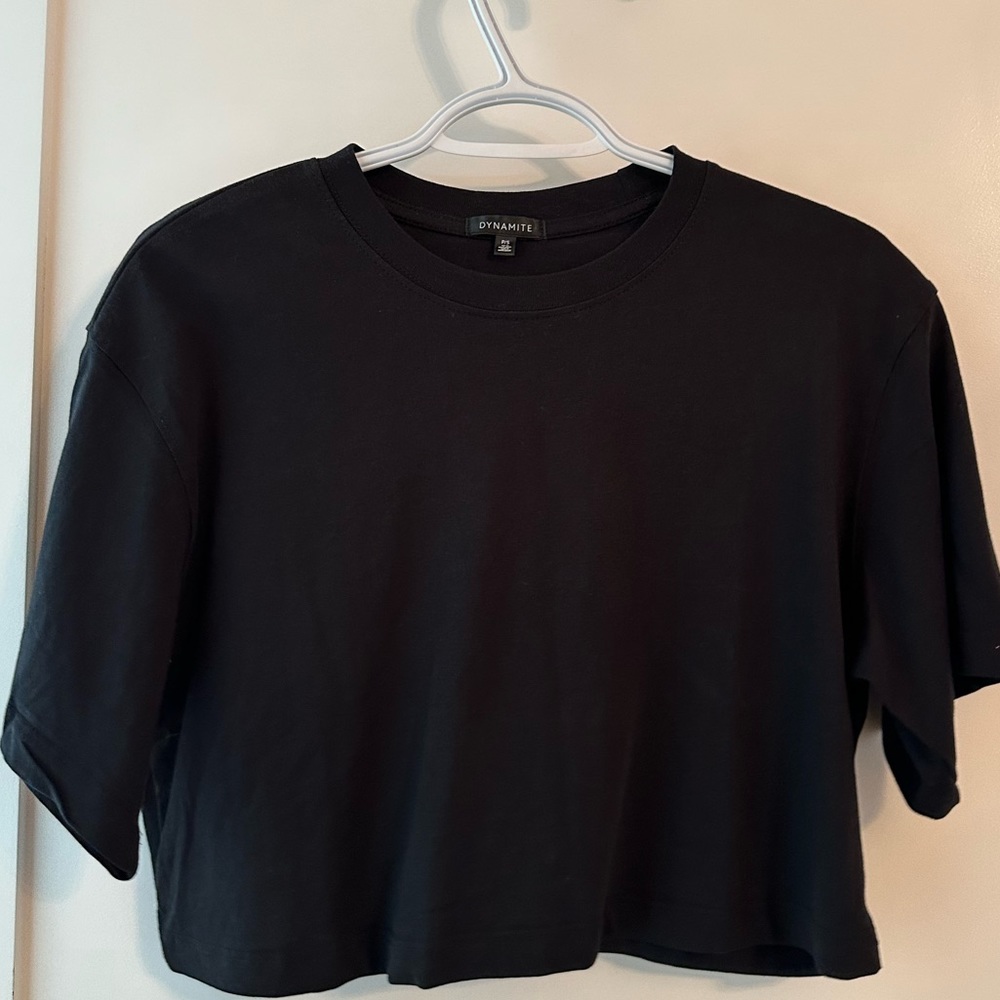 Dynamite Cropped Boxy Tee
